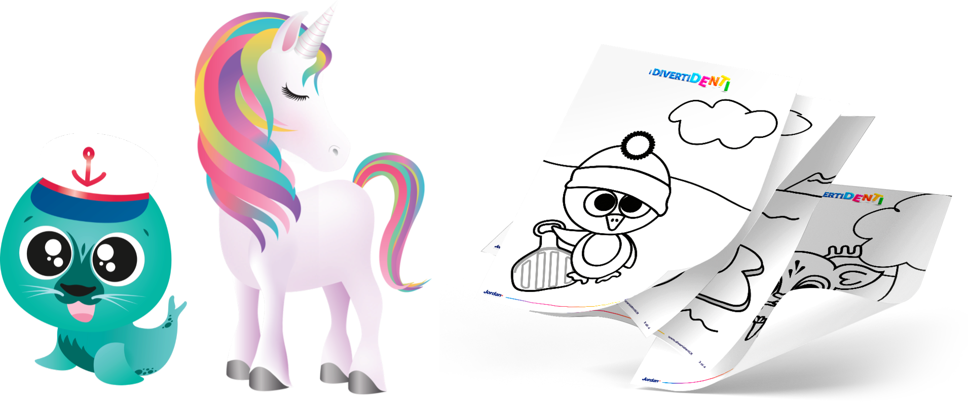 Disegni di animali da colorare per bambini